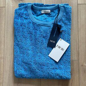XXL Dior Men's Blue Cotton T-Shirt